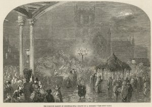 Borough Market, Londýn, na Štědrý den