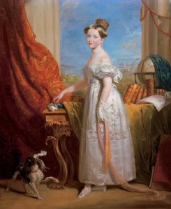 Portrét princezny Viktorie od George Hayter