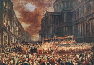 První státní návštěva královny Viktorie v City of London, 1837 od George Hayter