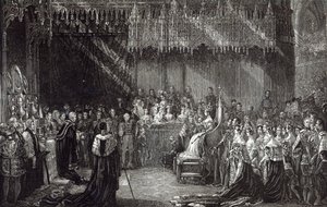 Korunovace královny od George Hayter
