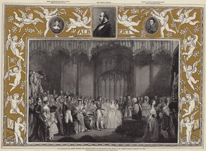 Sňatek královny Viktorie a prince Alberta Saxe-Coburg a Gotha v St James