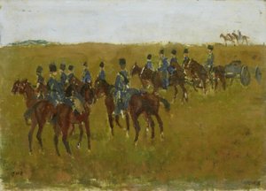 Dělostřelectvo na manévru od George Hendrik Breitner