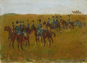 Dělostřelectvo na manévru od George Hendrik Breitner