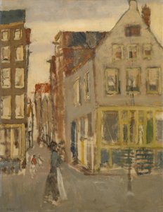 Lauriergracht u Druhé Laurierdwarsstraat od George Hendrik Breitner