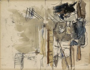 Pohled na Kalverstraat v Amsterdamu poblíž obchodního domu Gerzon od George Hendrik Breitner