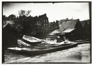 Pohled na loděnici na Prinseneiland v Amsterdamu od George Hendrik Breitner