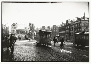 Pohled na náměstí Leidseplein v Amsterdamu od George Hendrik Breitner