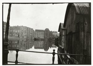 Pohled z mostu na Prinseneiland v Amsterdamu od George Hendrik Breitner