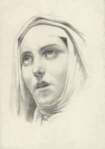 Hlava jeptišky od George Hendrik Breitner