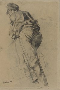 Chůze vpřed, tahání muže od George Hendrik Breitner