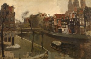 Prinsengracht v Amsterdamu od George Hendrik Breitner
