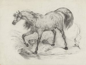 Stojící kůň, vlevo od George Hendrik Breitner