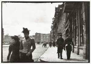 Pohled na ulici Rokin v Amsterdamu od George Hendrik Breitner