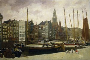 Damrak, Amsterdam od George Hendrik Breitner