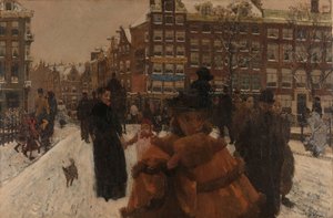 Singelský most na Paleisstraat v Amsterdamu Most přes Singel na Paleisstraat, Amsterdam
