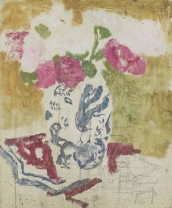 Váza s růžovými květy od George Hendrik Breitner