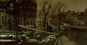 Zima v Amsterdamu od George Hendrik Breitner