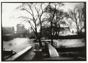 Zimní pohled na Amstel v Amsterdamu od George Hendrik Breitner