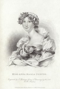 Anna Maria Porter , anglický básník a romanopisec od George Henry (after) Harlow