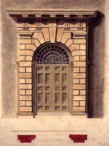 Design pro obvodové dveře Palladian od George Henry Bailey