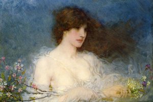 Jarní idylka od George Henry Boughton