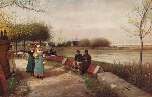 Výměna pozdravů, c1900 od George Henry Boughton