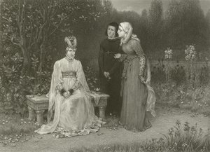 Královna Isabella a její dámy od George Henry Boughton