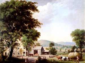Haying v Jones Inn, 1854 od George Henry Durrie