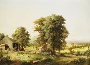 Scéna z letní farmy, 1862