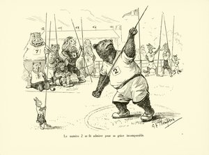 Číslo 2 bylo obdivováno pro svůj nesrovnatelný půvab (litografie) od George Henry Thompson