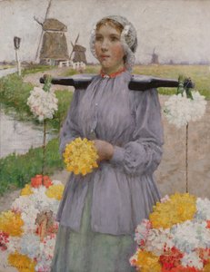 Holandská květinová dívka