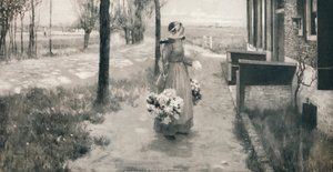 Květinová dívka v Holandsku, 1887, 1912