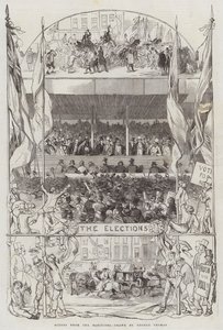 Scény z voleb od George Housman Thomas