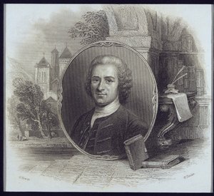 Portrét Jean Jacques Rousseau (1712-78), vyrytý Williamem Findenem (1787-1852)
