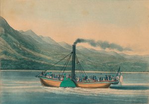 Výlet po jezeře Loch Lomond, 1825.