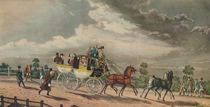 Stage Coach, c1825, 1929