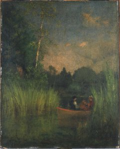 Soumrak v rákosí (Alexandria Bay) od George Inness