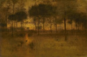 Domov volavek od George Inness