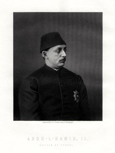 Abd-ul-Hamid II, poslední sultán Osmanské říše, 19. století.