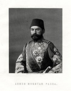 Ahmed Mukhtar Pasha, armádní důstojník Francie a Osmanské říše, 19. století.
