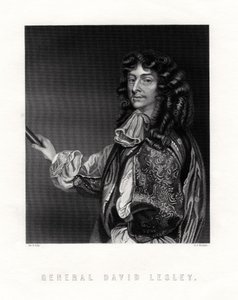 David Leslie, lord Newark, důstojník kavalérie a generál v anglické občanské válce, 19. století od George J. Stodart
