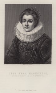 Lady Anna Mackenzie, hraběnka z Balcarres a poté z Argyll od George J. Stodart