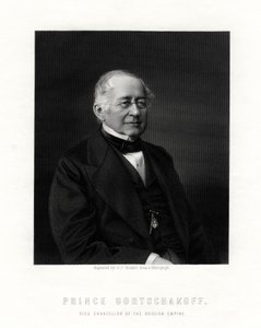 Princ Gorčakov, ruský diplomat, 19. století