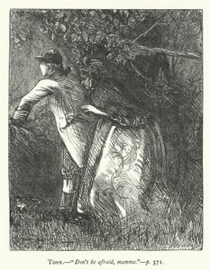 Ilustrace k filmu She Stoops To Conquer (rytina) od George John Pinwell