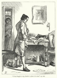 Ilustrace pro The Deserted Village (rytina) od George John Pinwell