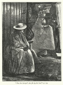 Ilustrace pro The Deserted Village (rytina) od George John Pinwell