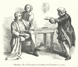 Ilustrace k filmu The Good-Natured Man (rytina) od George John Pinwell