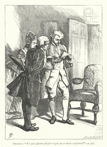 Ilustrace k filmu The Good-Natured Man (rytina) od George John Pinwell