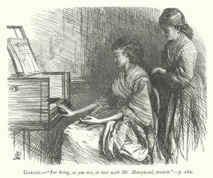 Ilustrace k filmu The Good-Natured Man (rytina) od George John Pinwell
