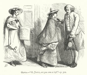 Ilustrace k filmu The Good-Natured Man (rytina) od George John Pinwell